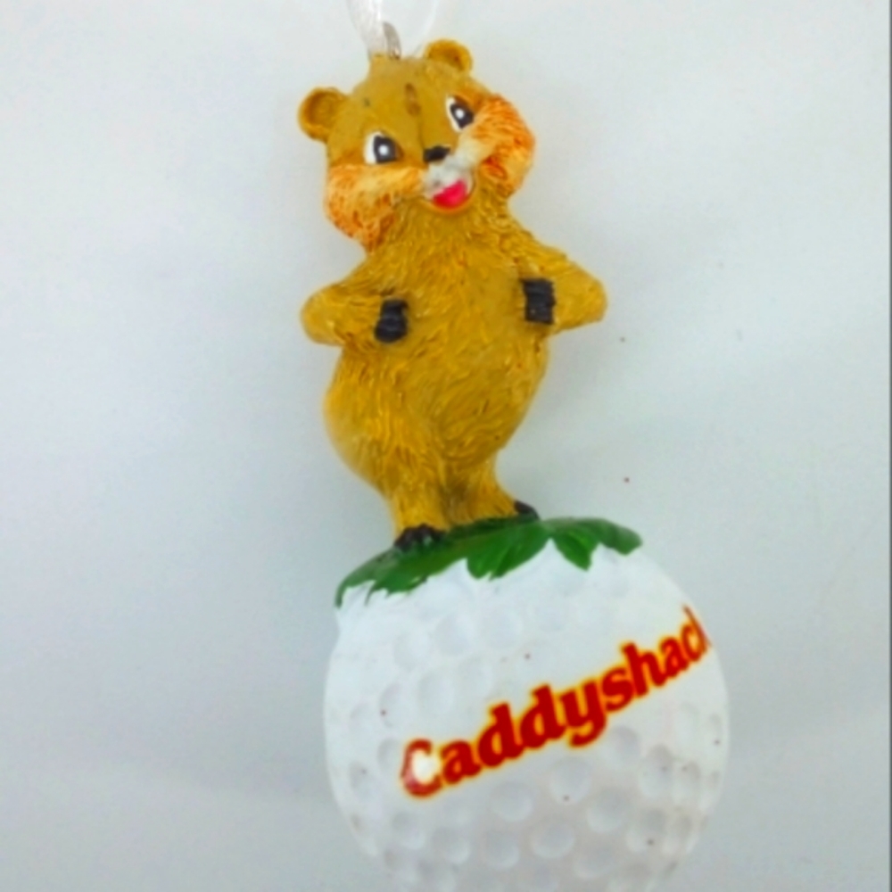 NWT Hallmark Caddyshack Gopher Season 2021 WB Porcelain Christmas Ornament